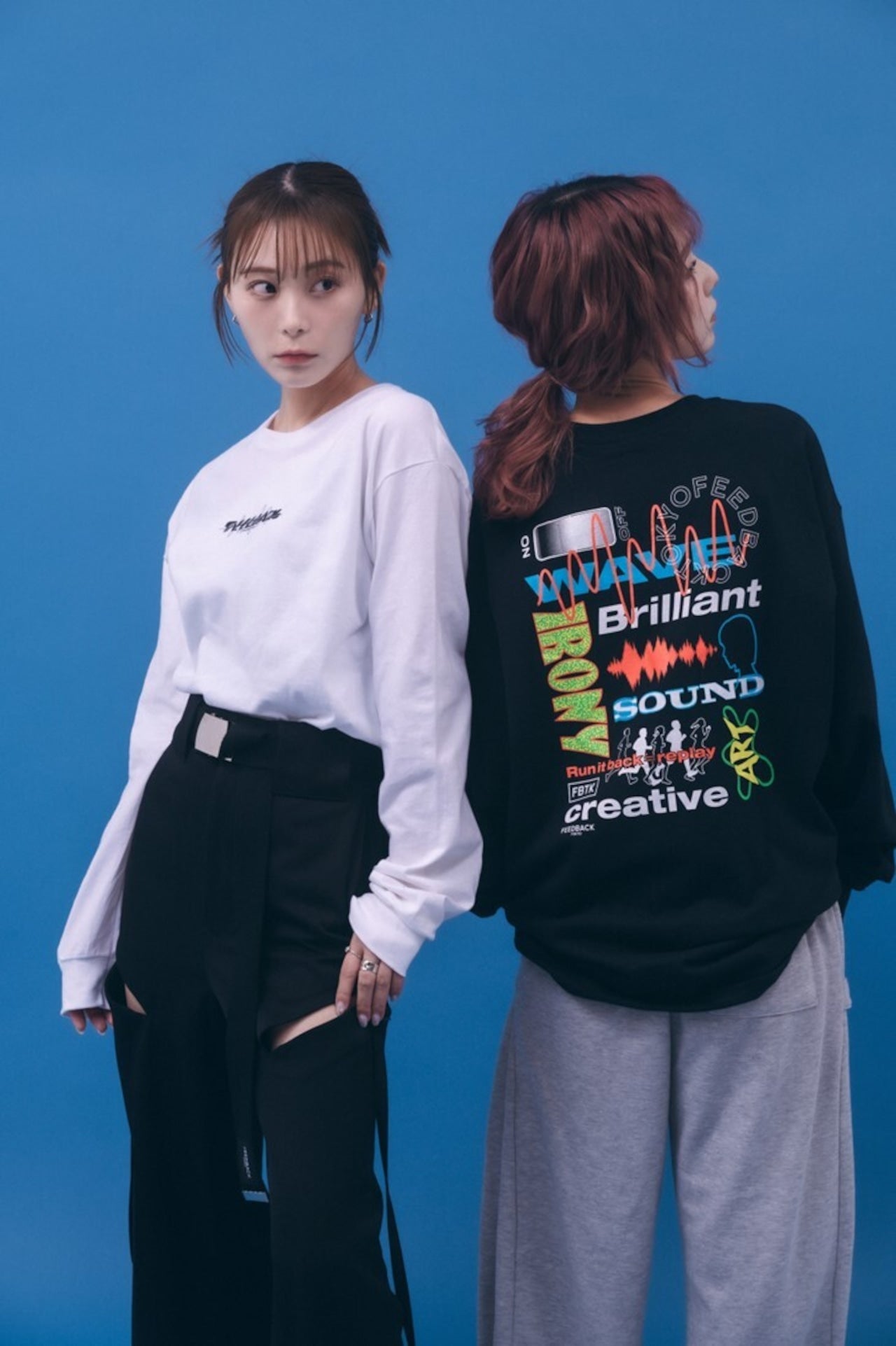 FEEDBACK Sound waves Longsleeve T-shirt