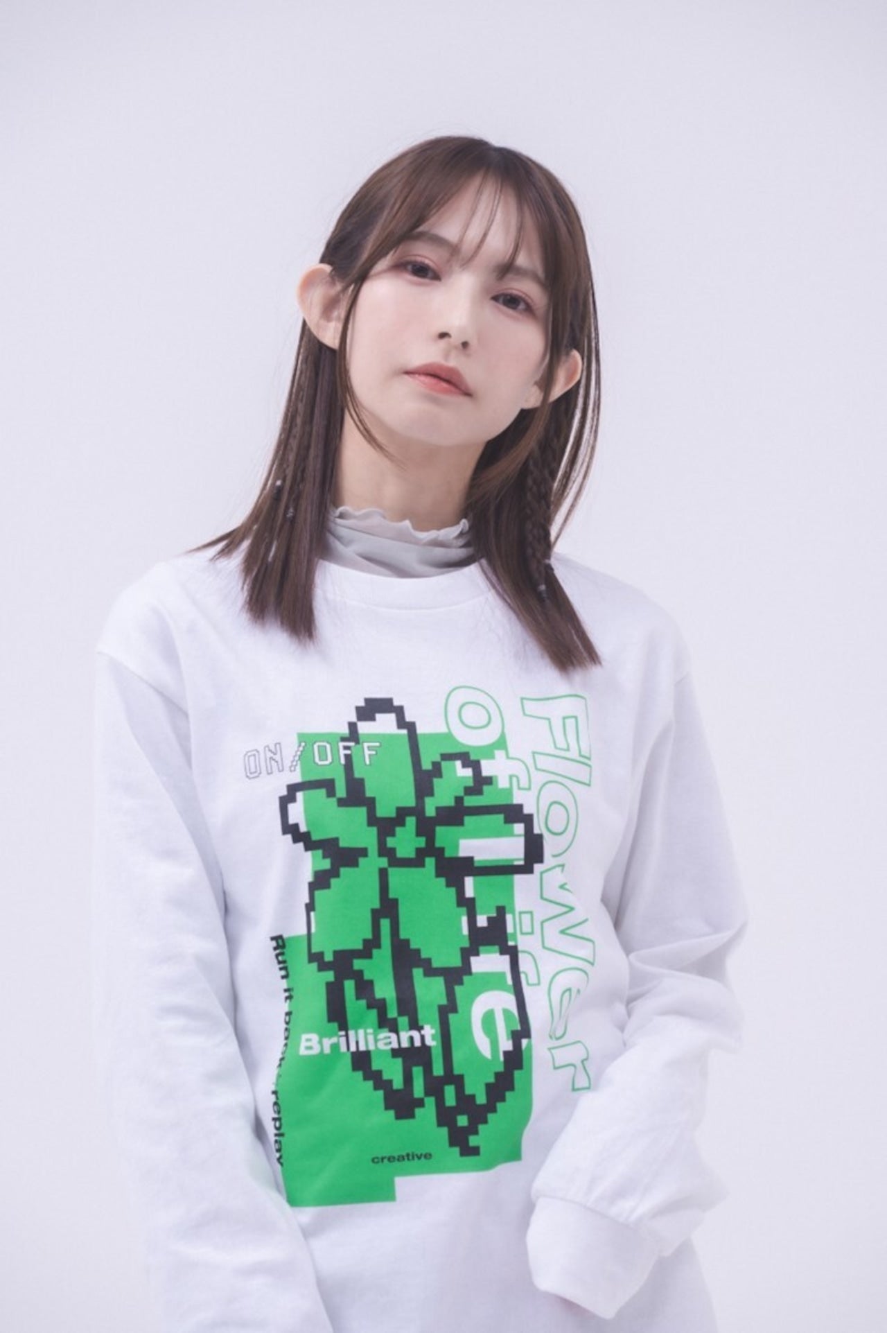 FEEDBACK Flower Long sleeve T-shirt
