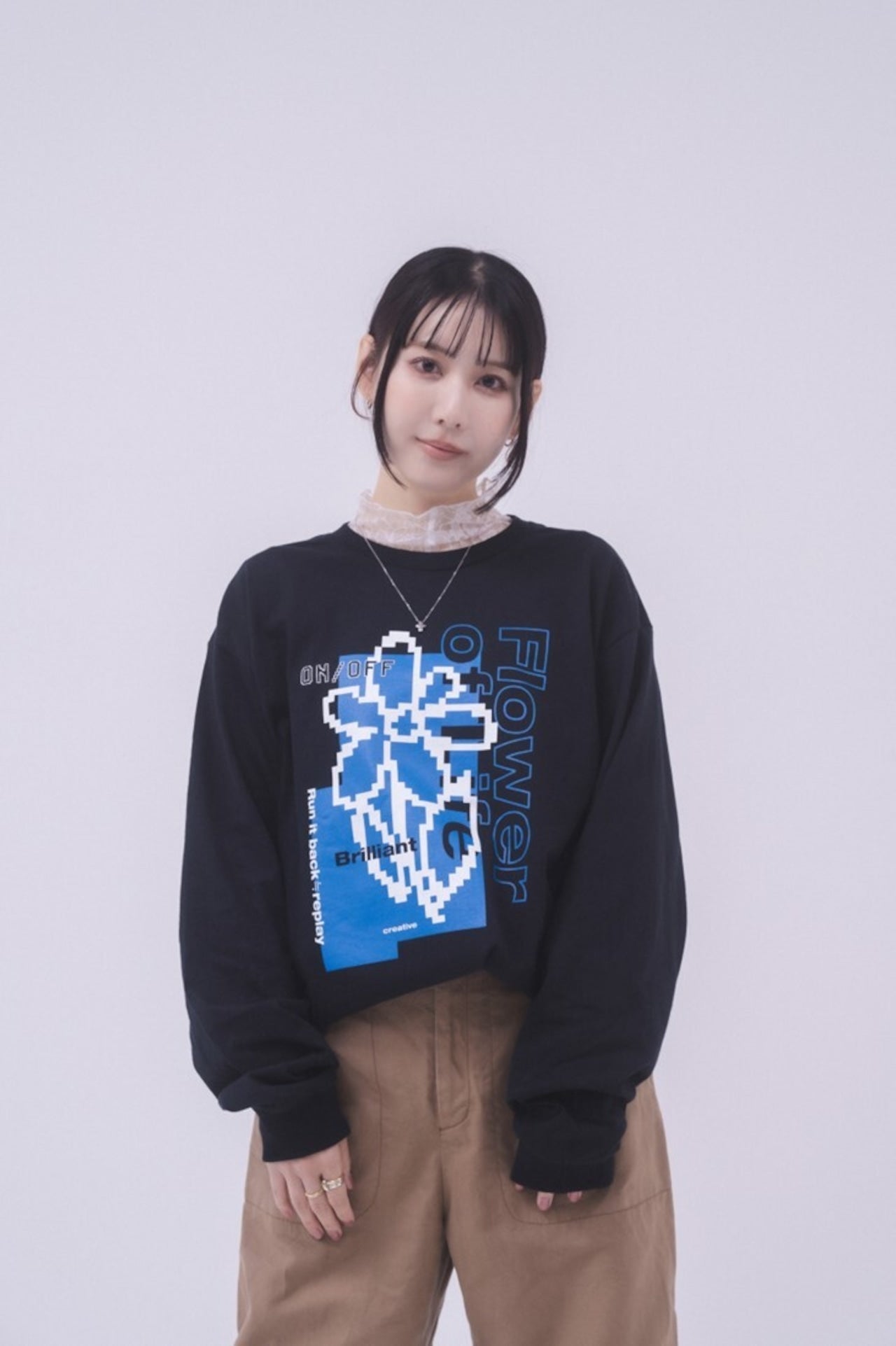 FEEDBACK Flower Long sleeve T-shirt