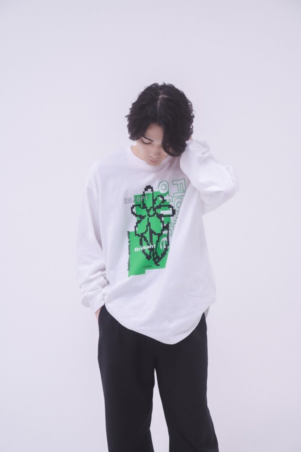 FEEDBACK Flower Long sleeve T-shirt