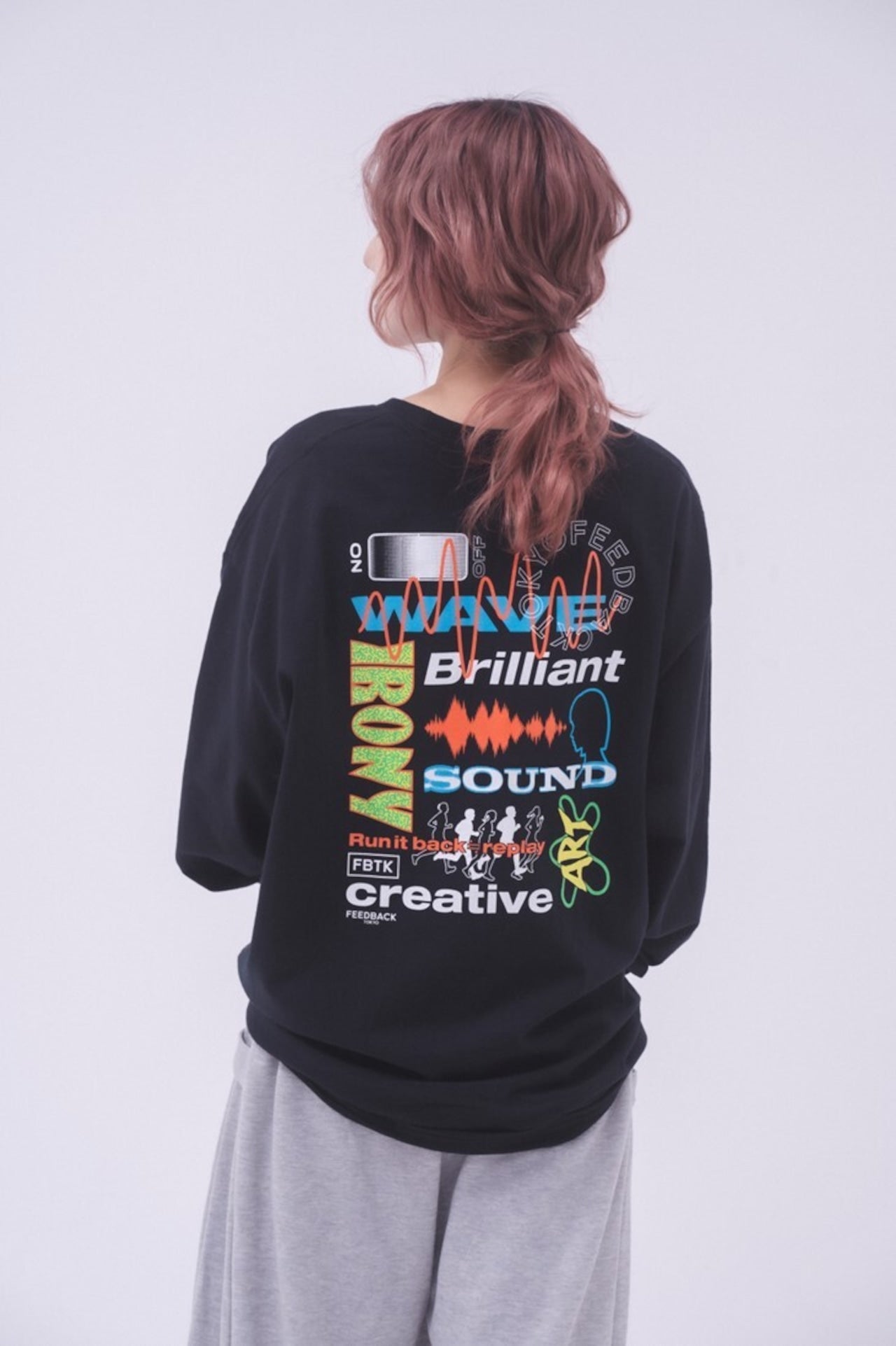 FEEDBACK Sound waves Longsleeve T-shirt
