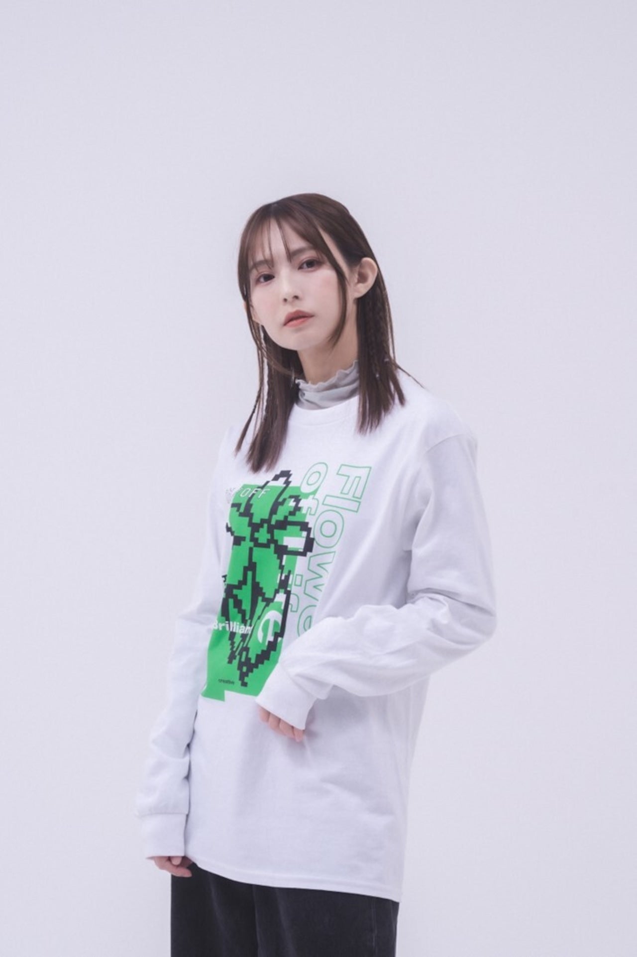 FEEDBACK Flower Long sleeve T-shirt