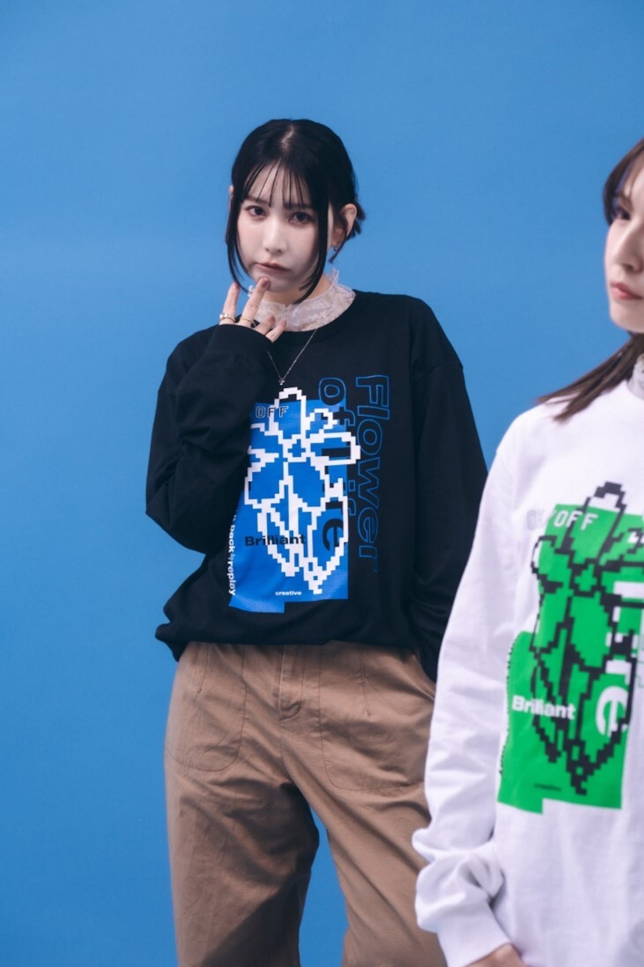 FEEDBACK Flower Long sleeve T-shirt