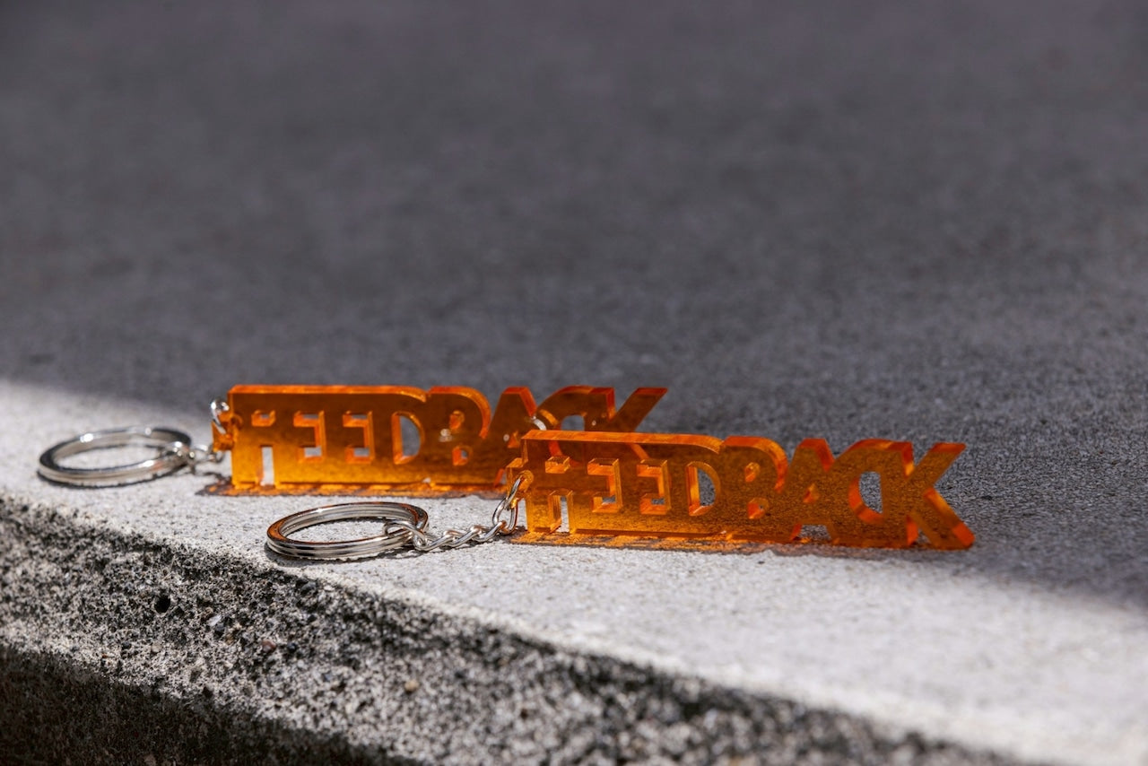 FEEDBACK Acrylic keychain