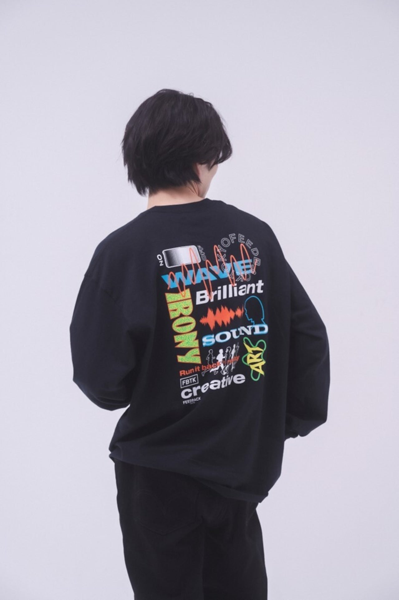 FEEDBACK Sound waves Longsleeve T-shirt