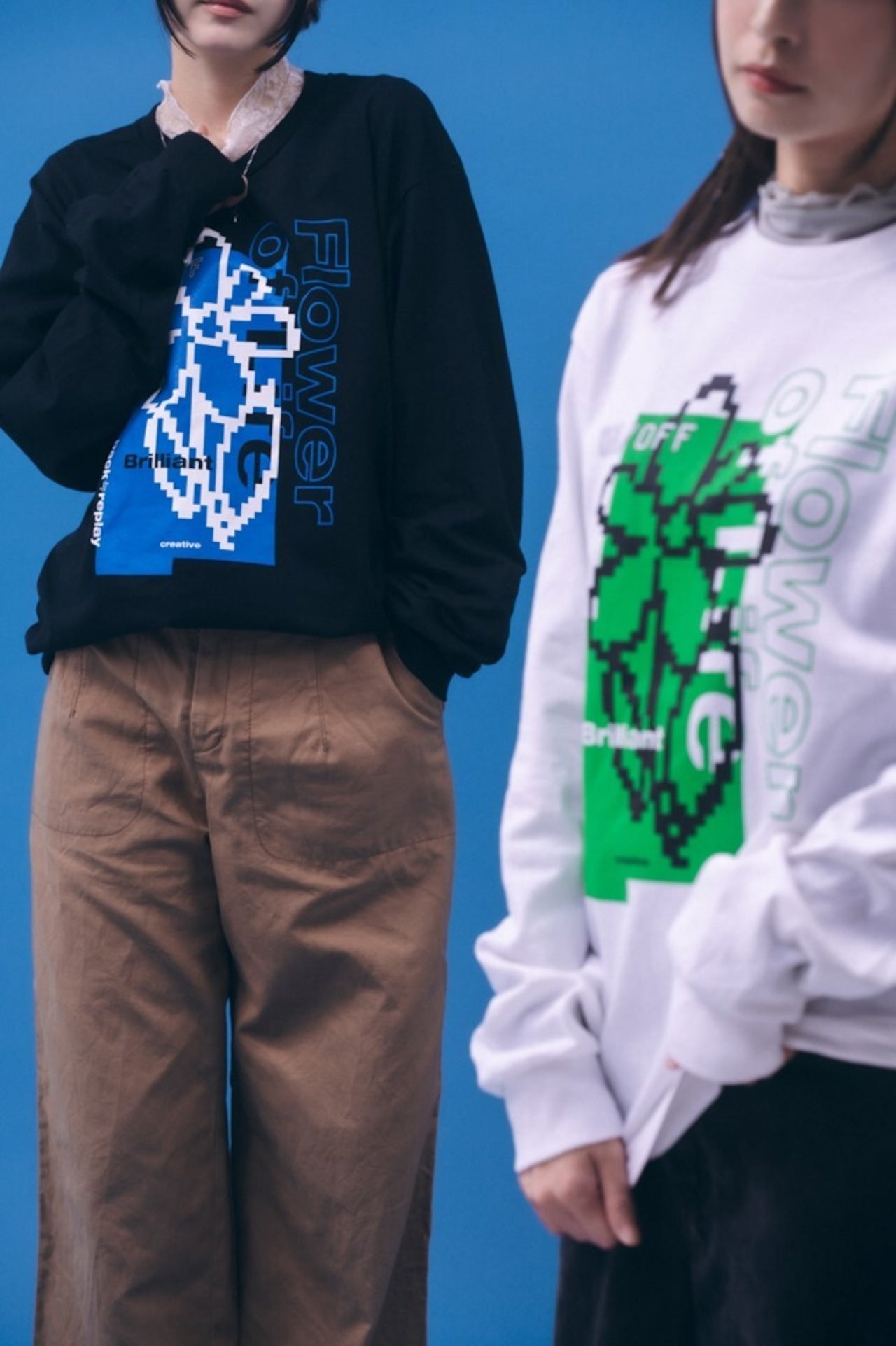 FEEDBACK Flower Long sleeve T-shirt