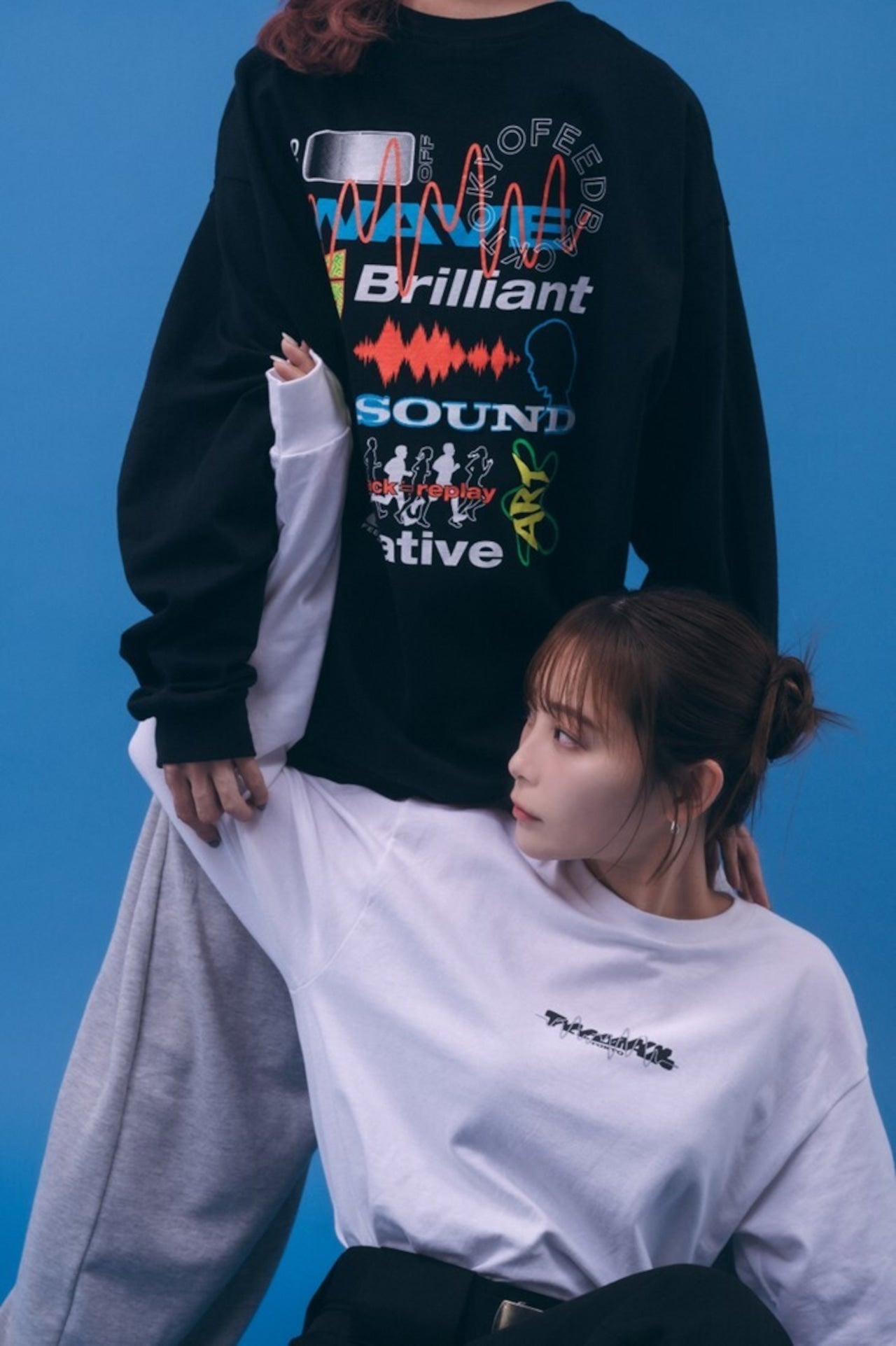 FEEDBACK Sound waves Longsleeve T-shirt